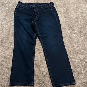 Talbots Dark Indigo Straight Leg Jeans
